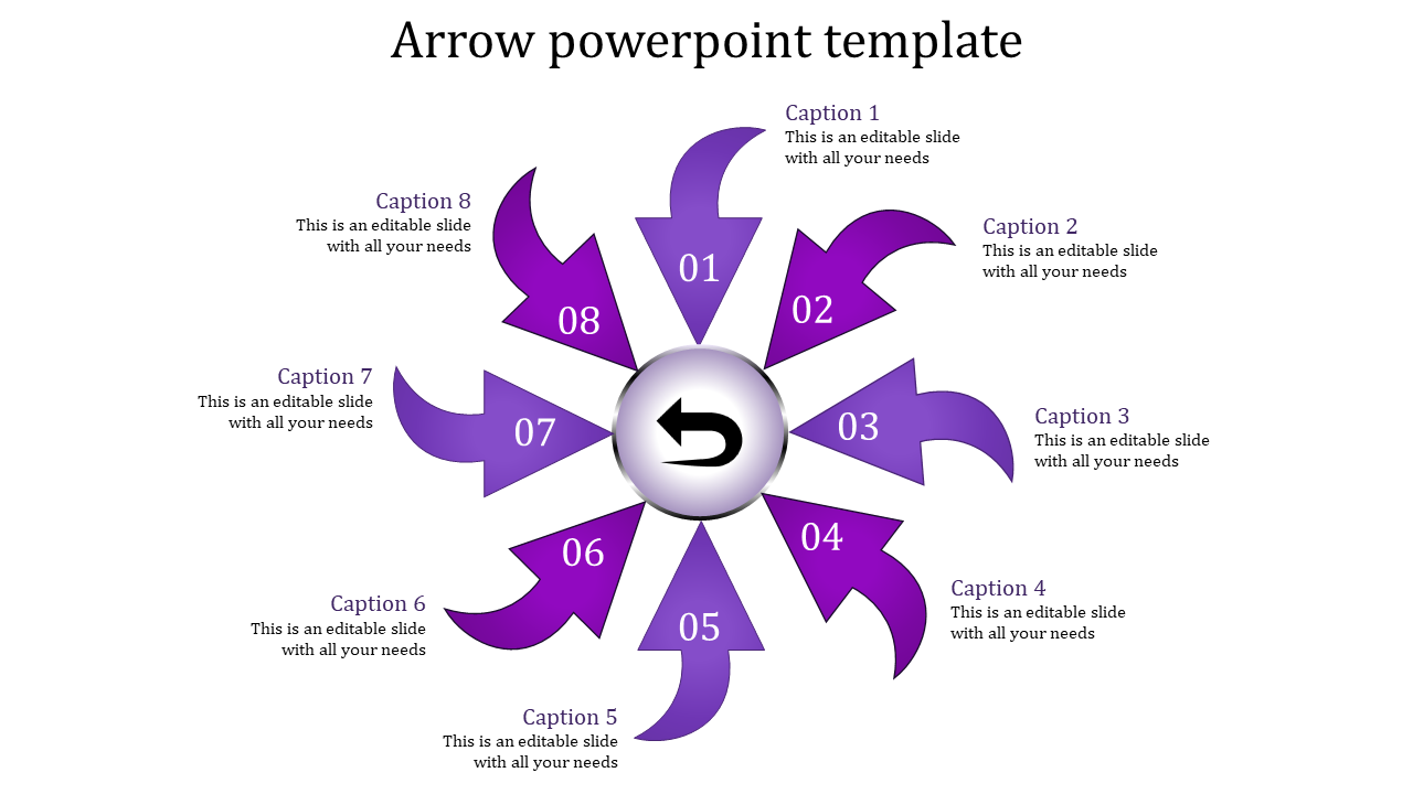 arrows powerpoint templates-arrows powerpoint templates-PURPLE